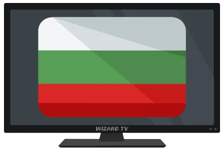 Bulgaria flag displayed in the supplied television illustration
